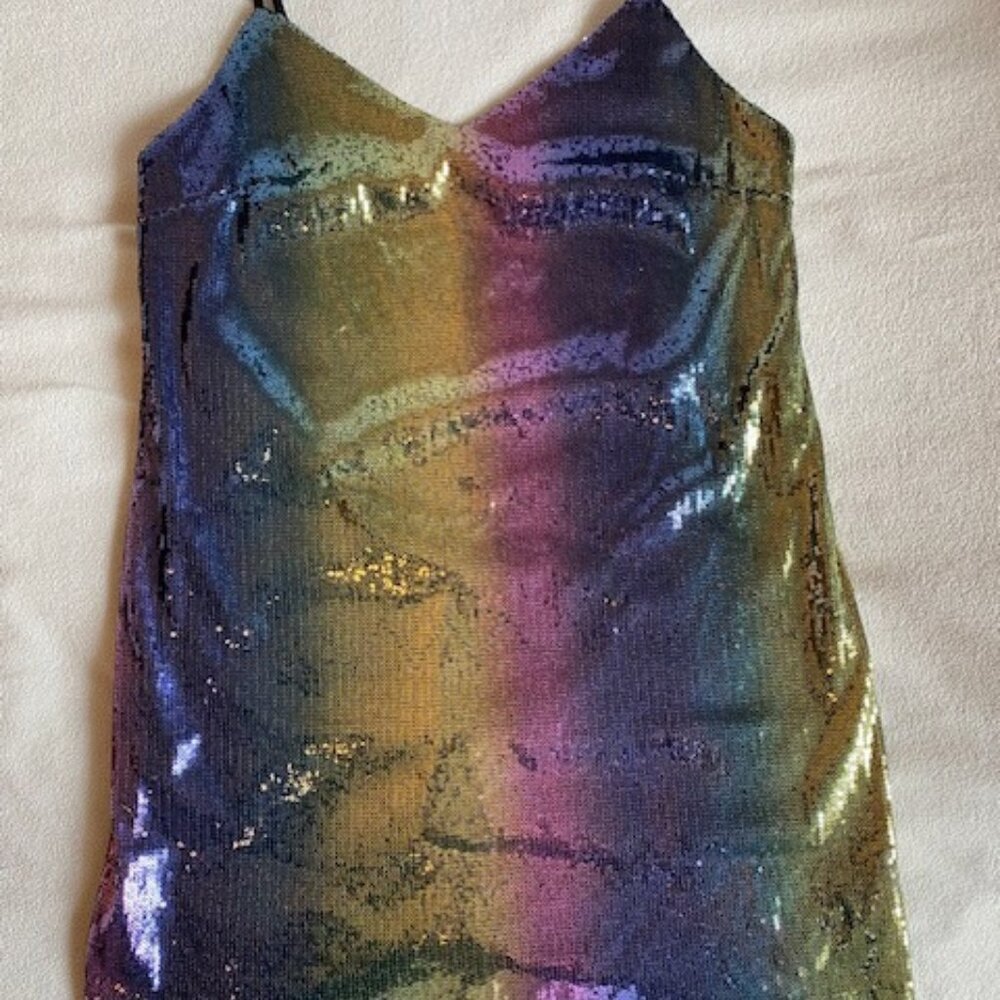 Multi-colored Sequin Dress